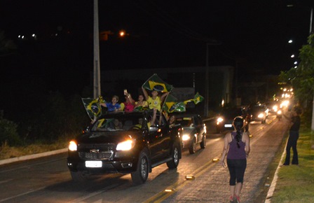 Picoenses realizam carreata em apoio a Bolsonaro