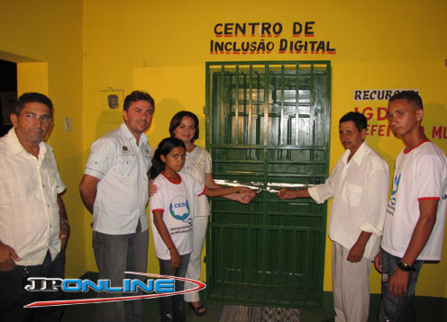 Inauguração do Centro Educacional de Inclusão Digital em Santana do Piaui
