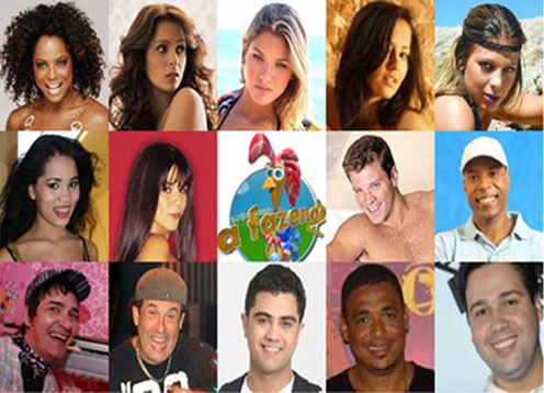 Conheça as 14 celebridades que serão confinadas no reality show "A Fazenda 2" 
