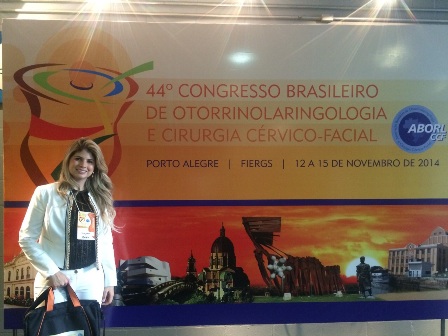 Médica picoense participa do 44° Congresso Brasileiro de Otorrinoloringologia