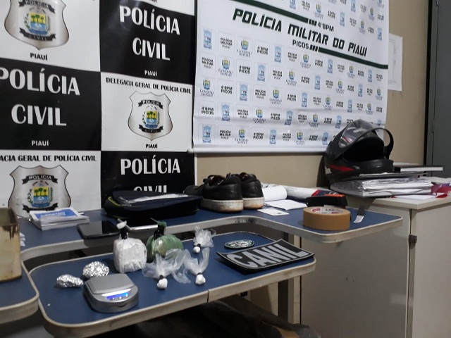 Homem é preso por tráfico de drogas em Picos