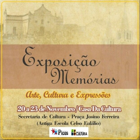 Secretaria de Cultura de Picos promove Exposição Memórias