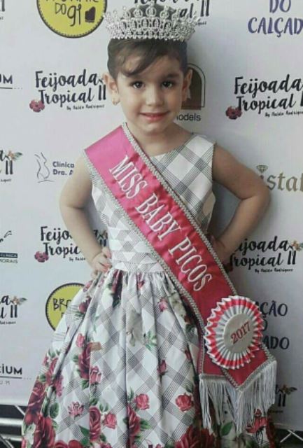 Júlia Medeiros representará Picos no Concurso Mini Miss Baby Piaui
