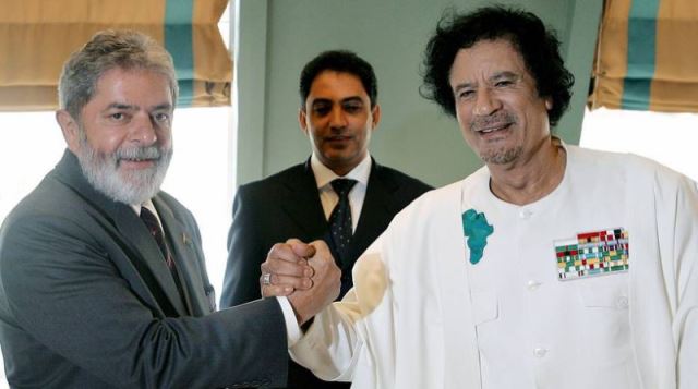 Kadafi abasteceu campanha de Lula com US$ 1 milhão