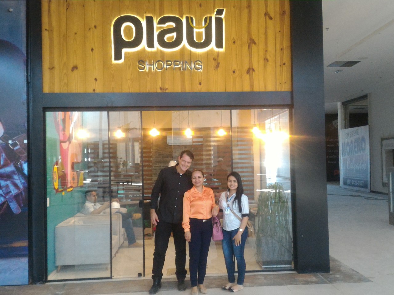 Piauí Shopping Center recebe visita de representantes do Senac Picos