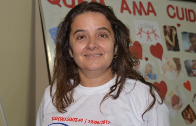 Giselle Dantas é releita presidente do Sinte Regional de Picos