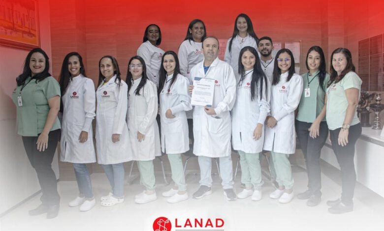 Laboratório Lanad recebe certificação de laboratório acreditado