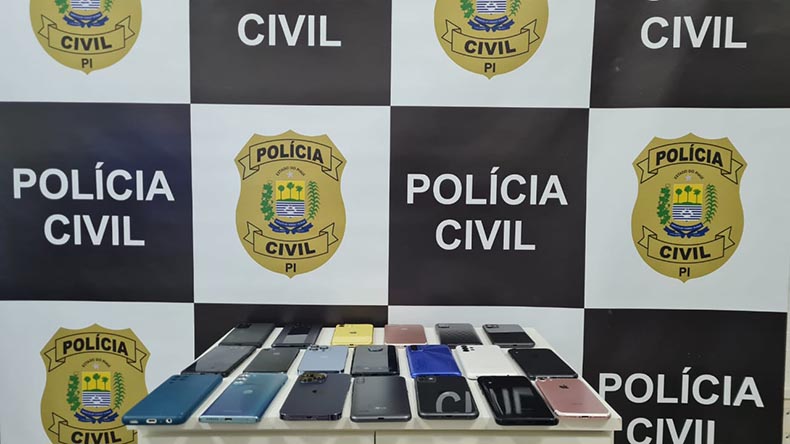 Mais 70 celulares roubados no Piauí são recuperados na Bahia, Maranhão e Pará