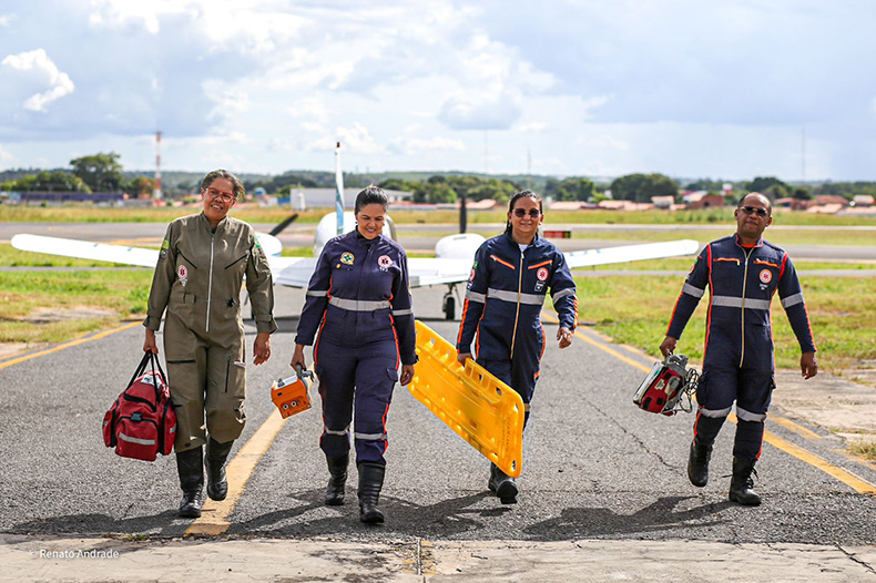 Samu Aéreo completa uma década e salvou mais de 1 mil vidas no Piauí