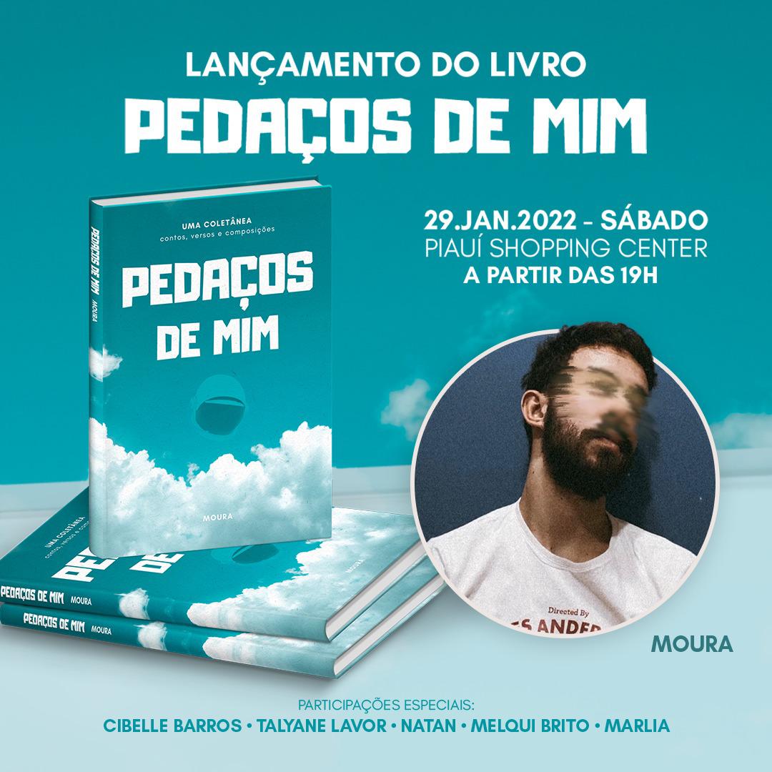 Livro ‘Pedaços de Mim’ será lançado no dia 29 de janeiro, em Picos