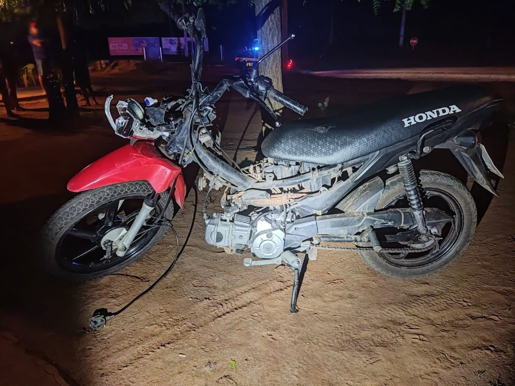 Em Picos, homem fica gravemente ferido após colidir motocicleta em animal na BR-407