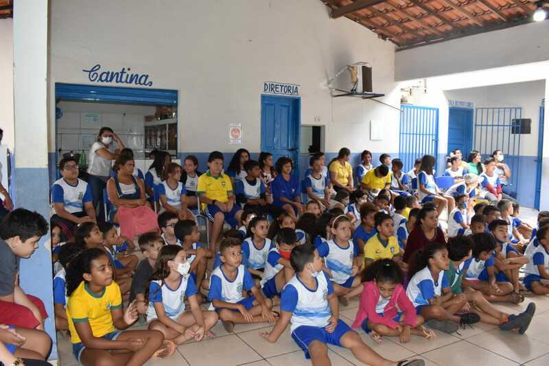 SEMAM realiza encerramento de projeto sobre coleta seletiva do lixo e implantação de lixeiras nas Escolas Municipais