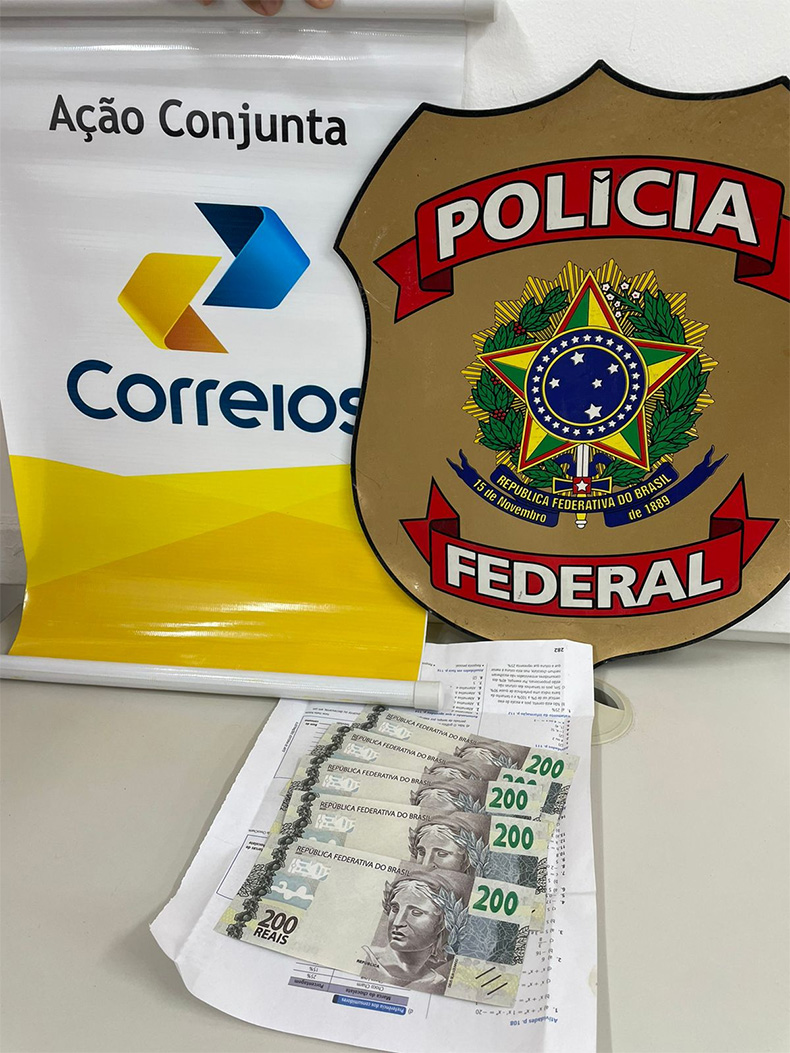 Jovem encomenda notas falsas de R$ 200 e é preso pela PF