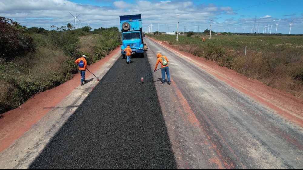 DER restaura rodovia que liga Marcolândia a Simões