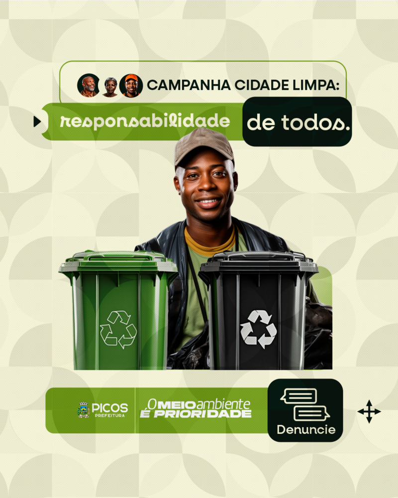 Prefeitura de Picos continua com ás ações da Campanha Cidade Limpa