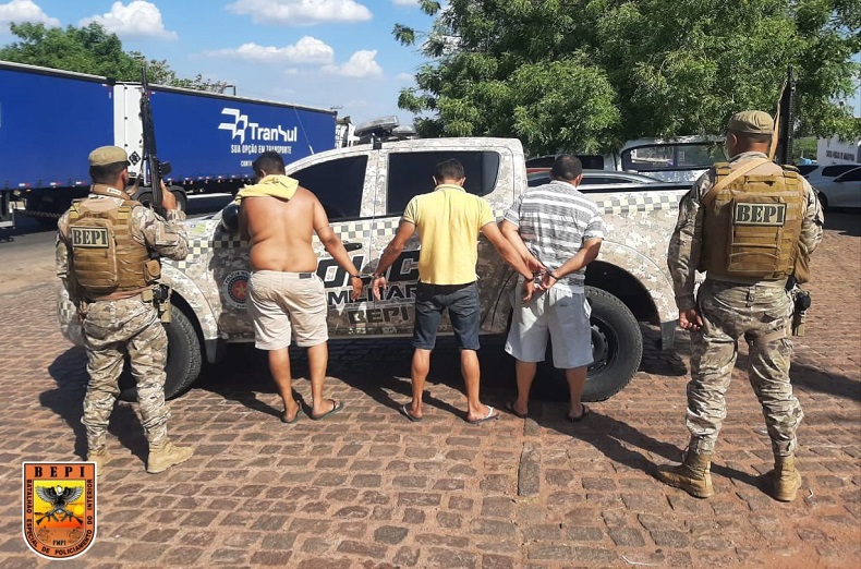 Três homens suspeitos de integrar quadrilha em Picos são presos