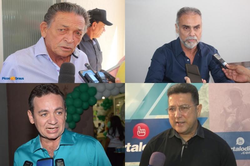 Pré-candidatos a prefeito de Picos avaliam pesquisa Amostragem