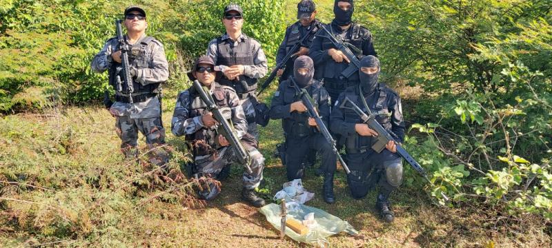 Policiais do 4º BPM de Picos em operação prendem suspeito de tráfico, apreendem grande quantidade de cocaína e captura foragido da justiça