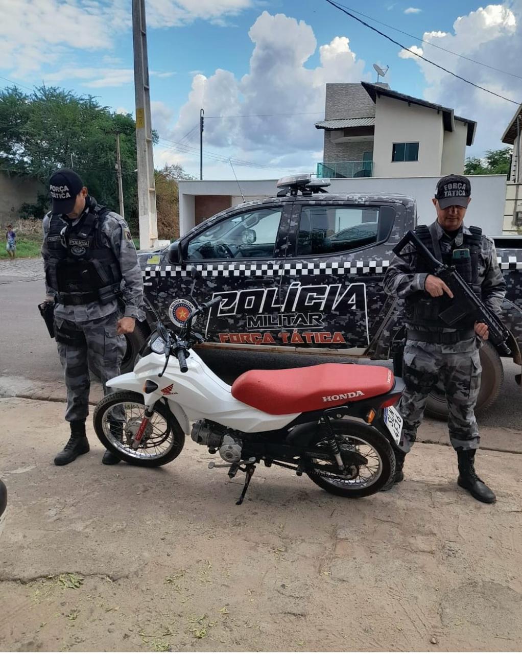 PM recupera motocicleta roubada em Picos