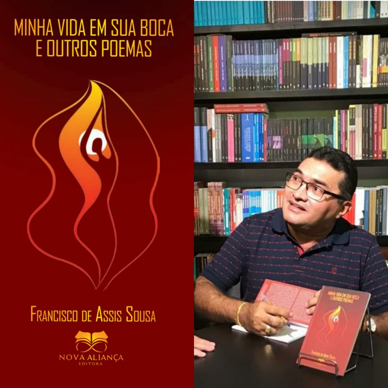 São Julião | Professor Francisco de Assis Sousa lança livro de poesia erótica neste sábado (01); confira!