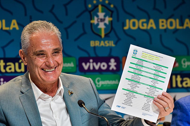 Tite convoca Daniel Alves e Pedro para a Copa do Mundo do Catar; veja os 26 nomes