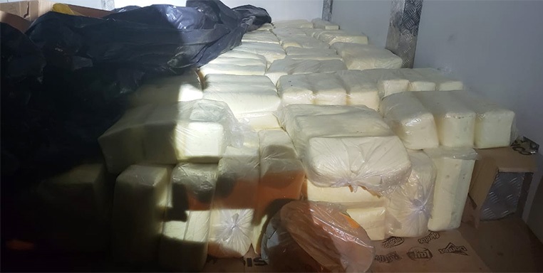 PRF apreende em Picos mais de uma tonelada de queijo avaliada em R$ 16 mil