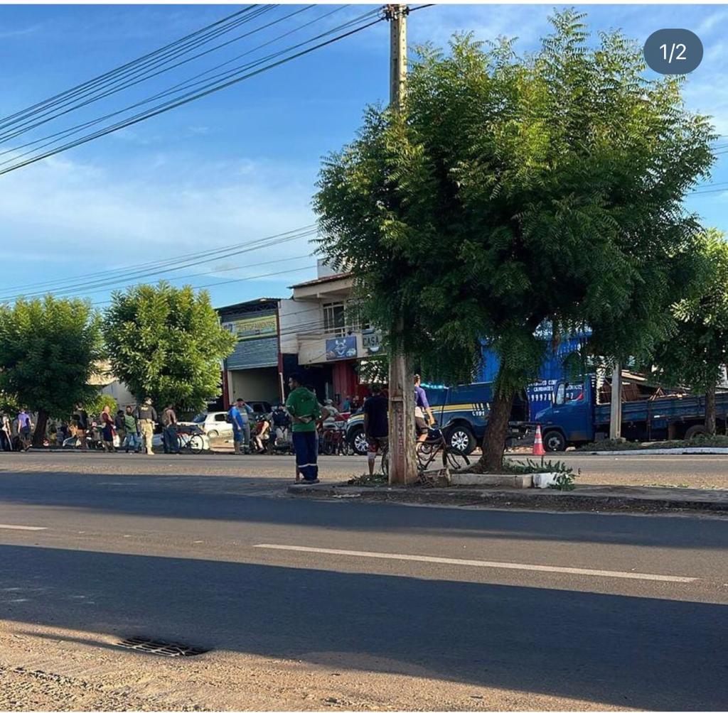 Motociclista fica gravemente ferido em acidente na BR 316, em Picos