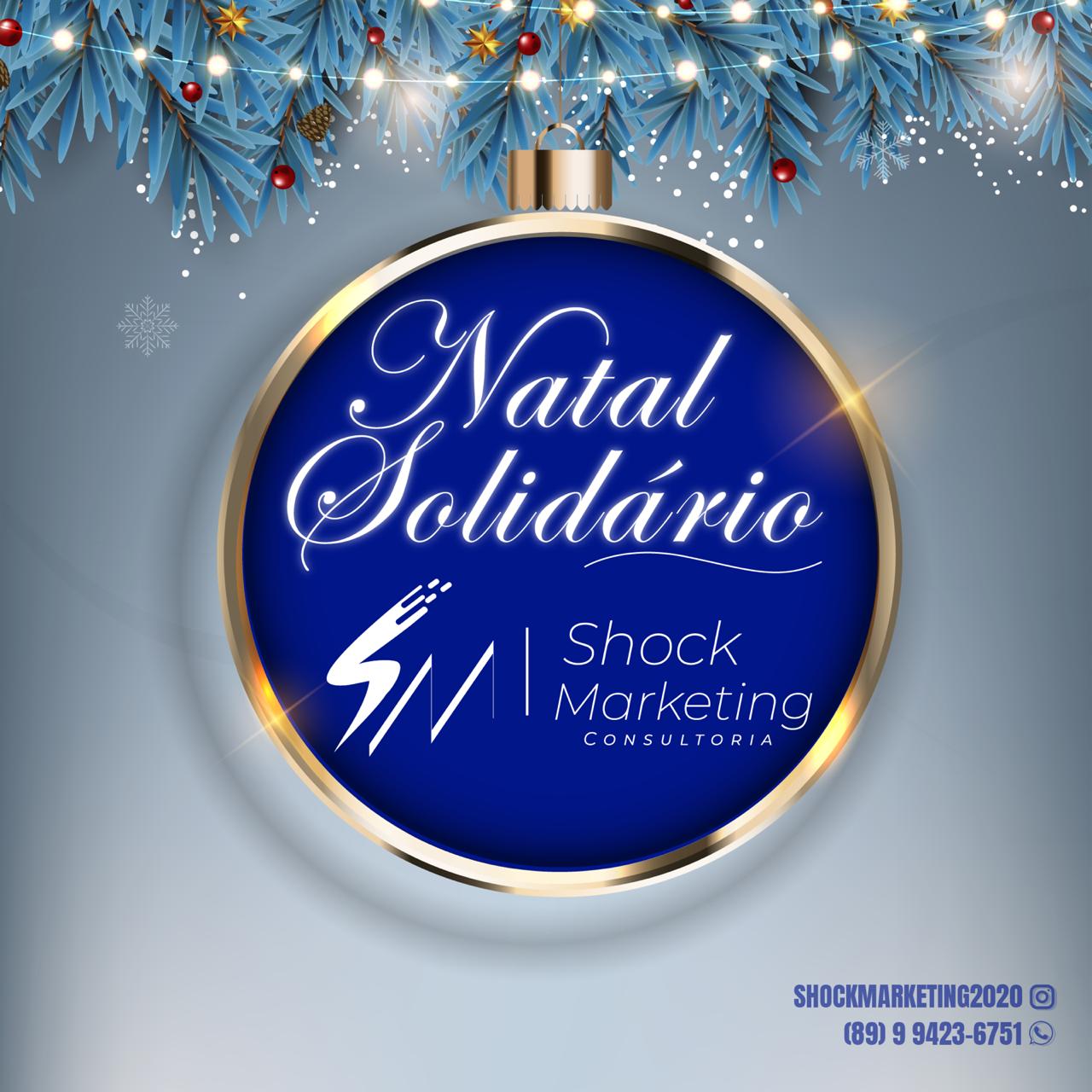 Agência Shock Marketing promove campanha 'Natal Solidário' em Picos; veja como ajudar