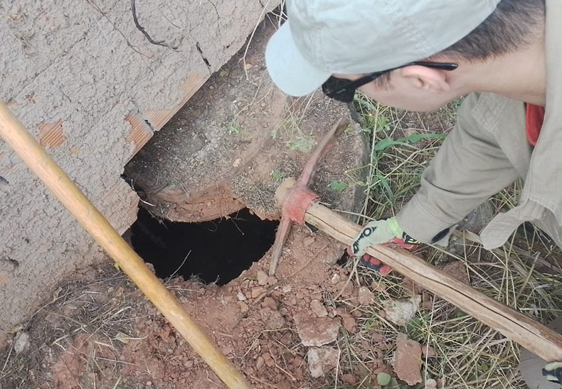 Corpo de Bombeiros resgata filhote de cachorro em bueiro de Picos