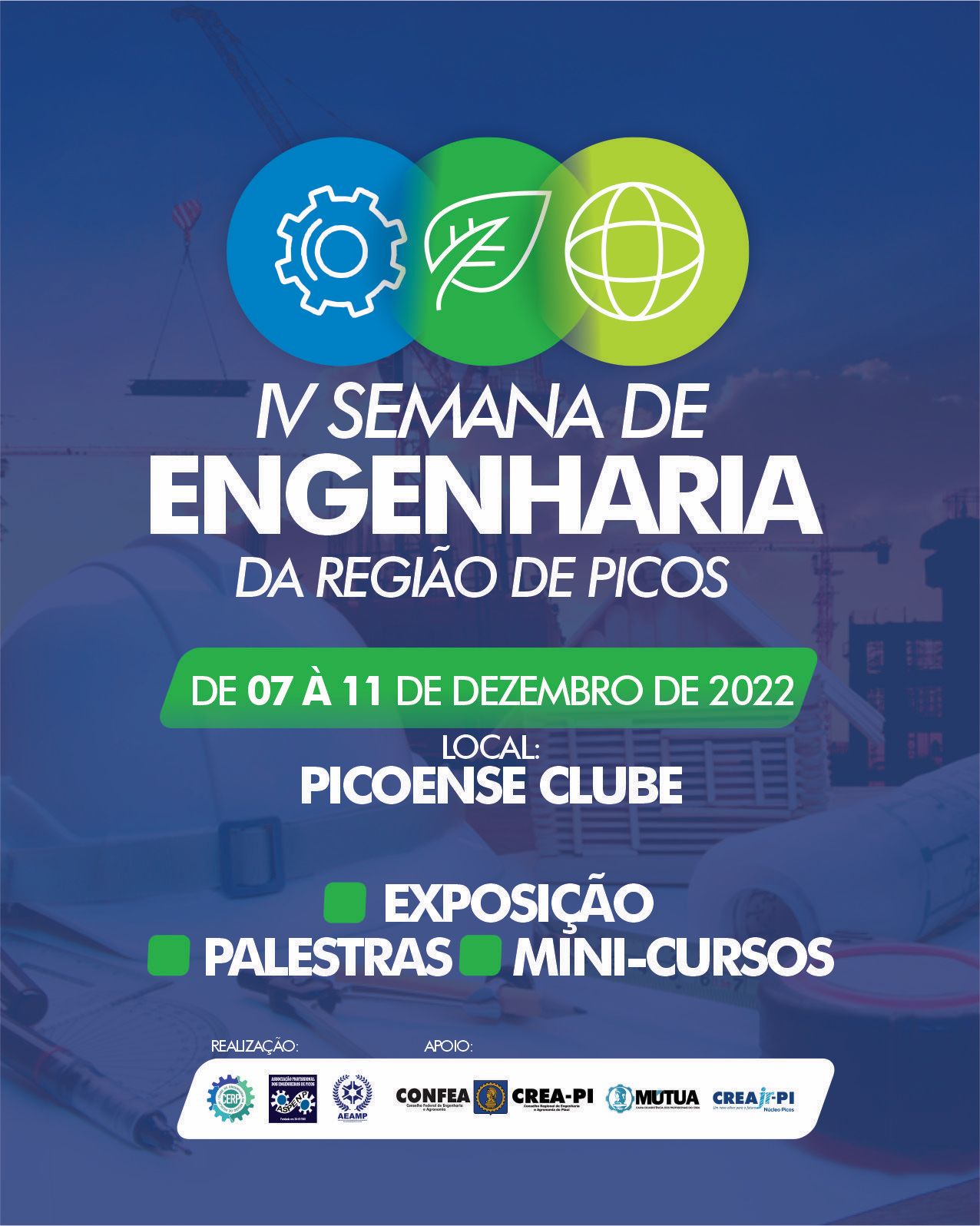 Semana da Engenharia de Picos acontece de 07 a 11 de dezembro