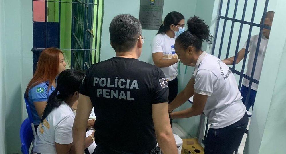 Sejus através do CTA realiza coleta de testagem em internos na Penitenciária de Picos