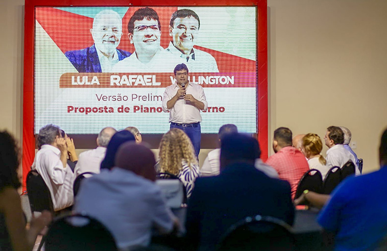 Rafael Fonteles apresenta prévia do plano de governo a pré-candidatos da base