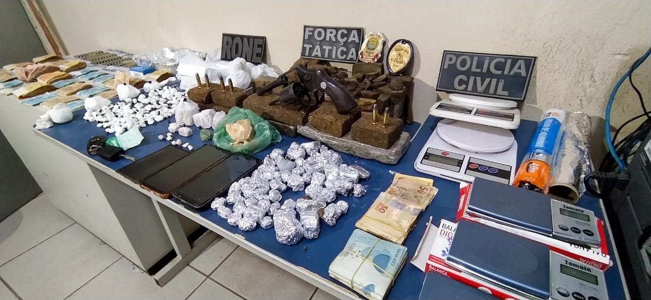 Operação Narco Brasil: Polícia Civil de Picos conduz duas pessoas por suspeita de tráfico de drogas na zona rural do município