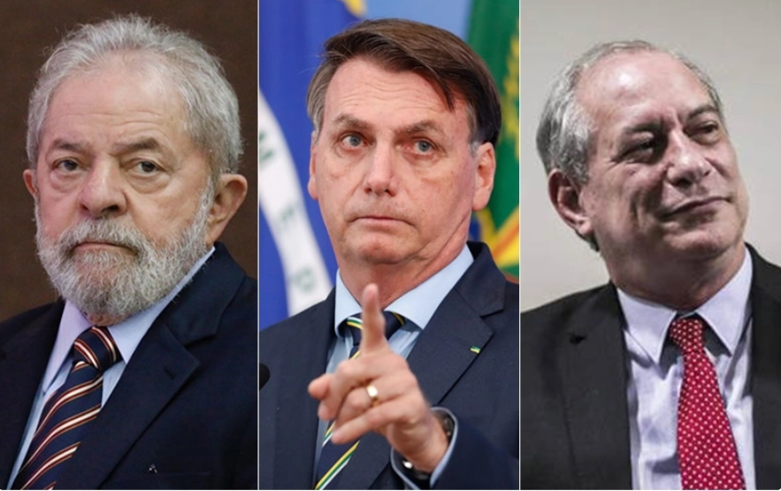 Ipespe: Lula tem 44% das intenções de voto, Bolsonaro 32% e Ciro Gomes 8%