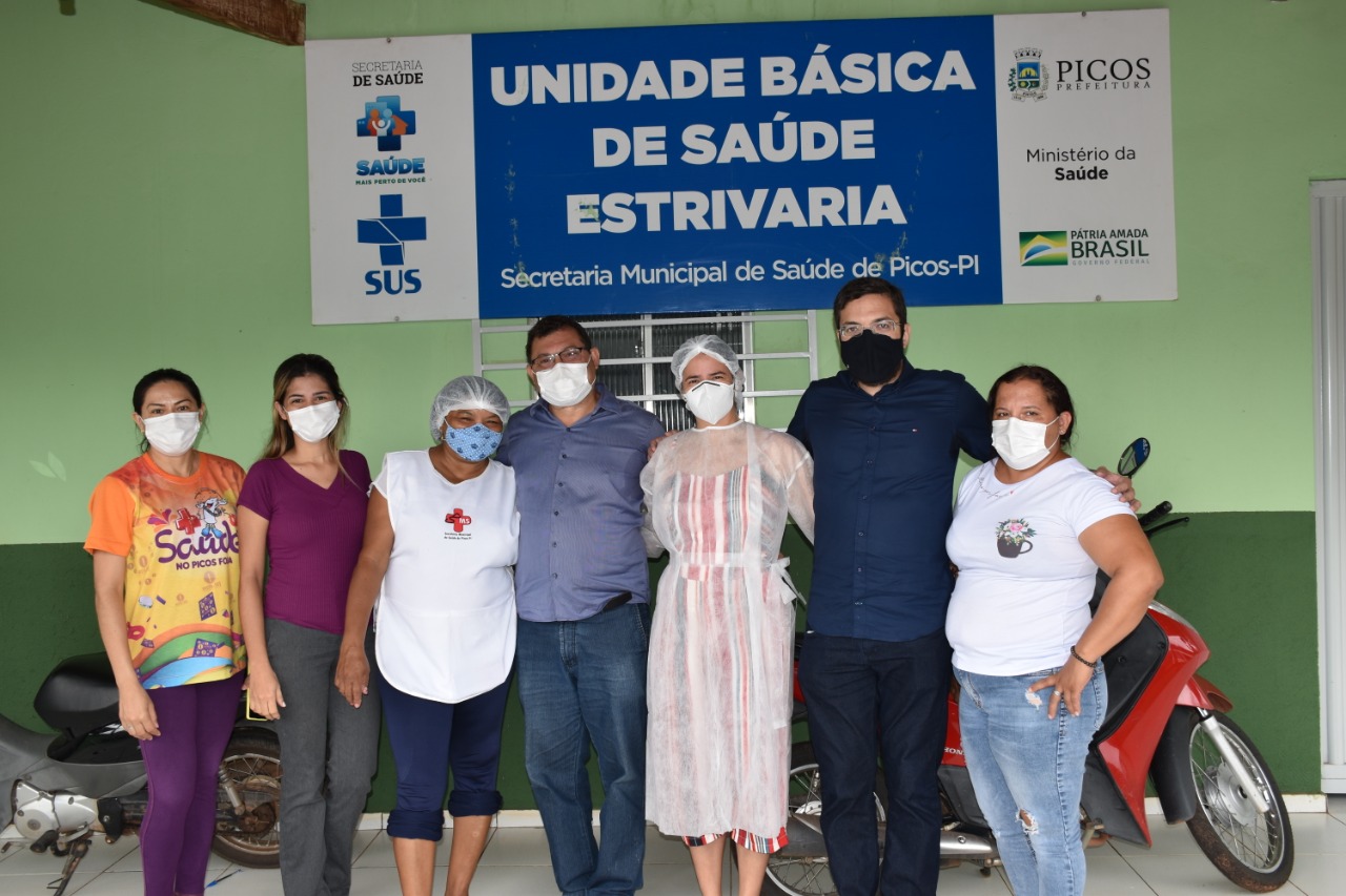 Chaguinha e Aldo Gil visitam postos de saúde de Picos