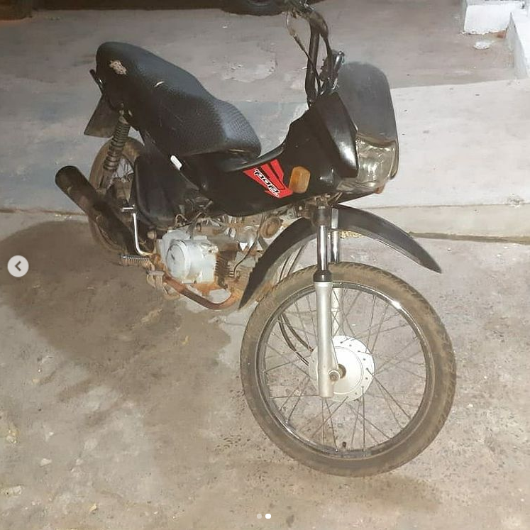 PM recupera motocicleta furtada em Picos