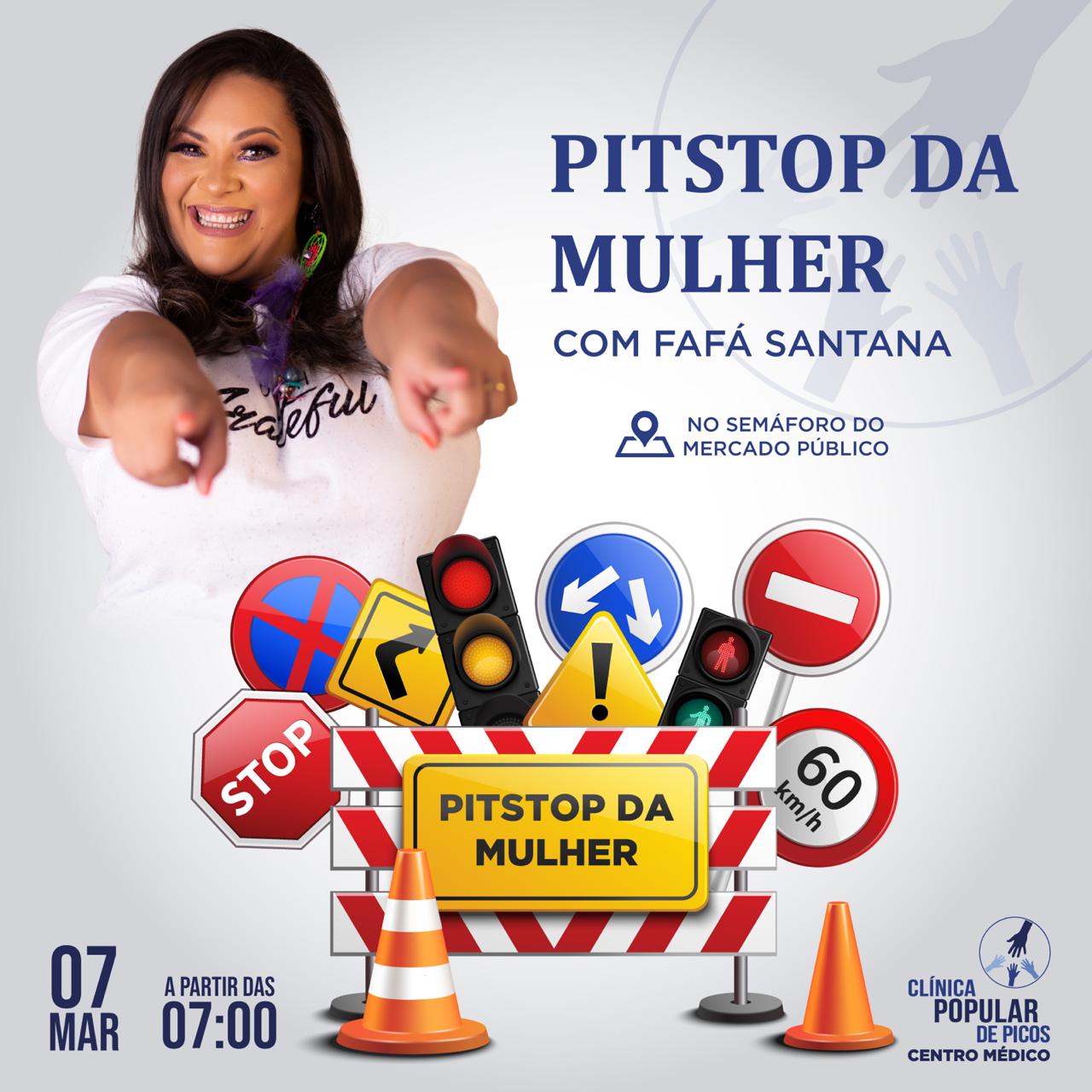 Clínica Popular de Picos está realizando neste sábado (07) Pit Stop da saúde da mulher
