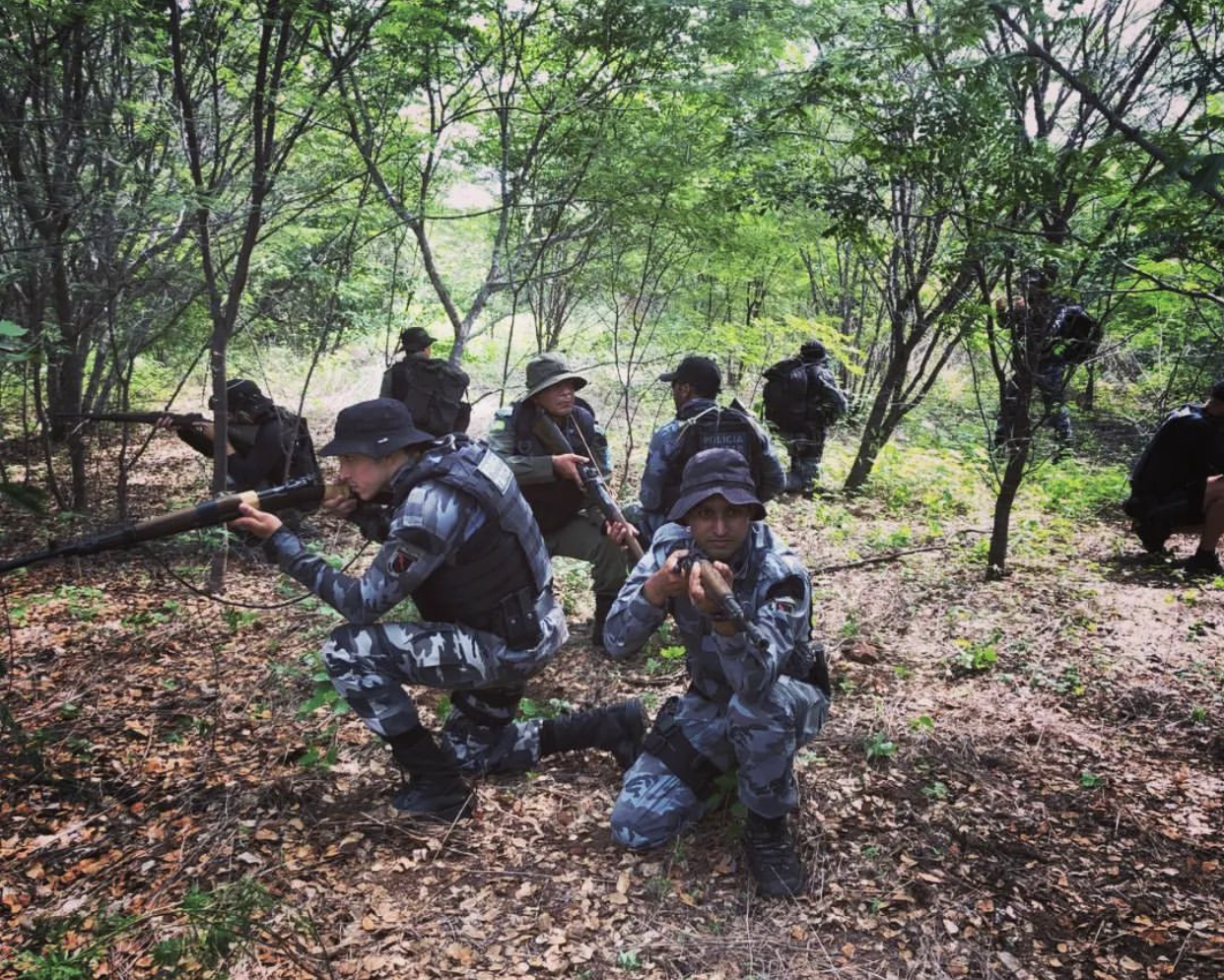 Em Picos, Policiais da Força Tática participam de instruções de policiamento na área rural