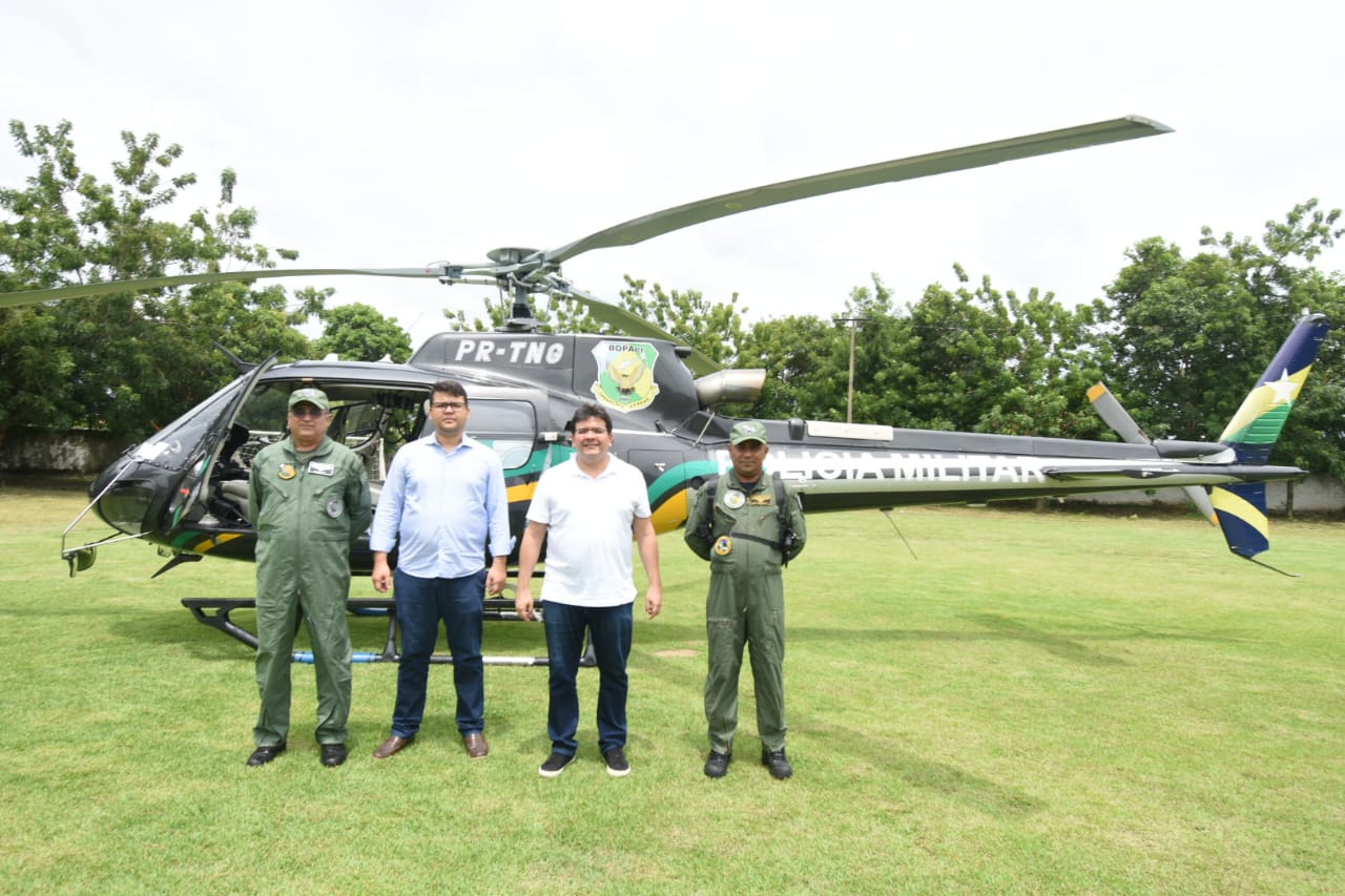 Rafael anuncia ampliação no número de helicópteros para ações de segurança