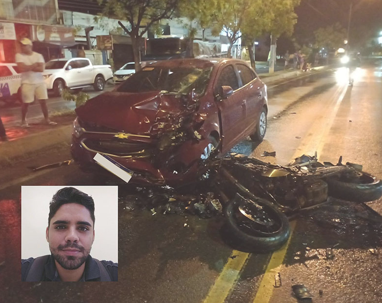 Motociclista morre em grave acidente no bairro Bomba